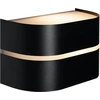 Image de Applique NORDLUX Sibelis IP44, Variante : 195 x 120 mm, E27, 10 W, noir