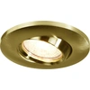 Image de NORDLUX Umberto IP44 spot LED inclinable et graduable, Variante : Ø 96 x 80 mm, GU10, laiton