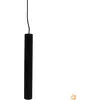 Image de Lustre LED festonné NORDLUX Vico, Variante : Ø 50 x 400 mm, 5 W, GU10, noir