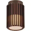 Image de Nordlux Plafonnier d'extérieur brun métallisé Aludra 18 Seaside pour ampoule E27 2118006261
