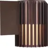 Image de NORDLUX Aludra applique murale extérieure IP54, Variante : Ø 124 x 168 x 174 mm, E27, 15 W, métal brun