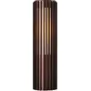 Image de NORDLUX Aludra Seaside colonne d'extérieur IP44, Variante : Ø 124 x 454 mm, E27, 15 W, métal brun