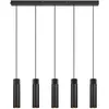 Image de Suspension Tilo 5-spot Métal Noir , H. 24,6 - Ip20 - Gu10 / Nordlux Intérieur
