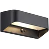 Image de Applique Murale Marcellio Solar Aluminium Noir , H. 8,5 - Ip54 - Solarled / Nordlux Extérieur