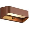 Image de Applique Murale Marcellio Solar Aluminium Marron , H. 8,5 - Ip54 - Solarled / Nordlux Extérieur