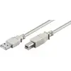 Image de Microconnect USBAB3 câble USB USB 2.0 3 m USB A USB B Blanc - Neuf