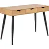 Image de Table console -Reproduction chêne sauvage - 110 x 50 cm - 3 tiroirs