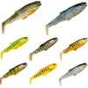 Image de Savage Gear Craft Cannibal Paddlet Gummifisch, Farbe:Olive Pearl Silver Smolt, Länge cm:6,50
