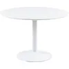 Image de IBIZA Table de salle à manger Ø110 cm, blanc.