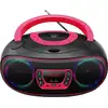 Image de Denver Boombox Radio TCL-212BT, CD, Bluetooth, USB, Farbe : Rose