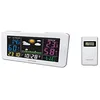 Image de Denver Electronics - Station Météo Ws-540white. Affichage Couleur Par Led. Thermomètre/hygromètre Numérique Pour La Mesure Intérieure/extérieure De La Température Et De L'Humidité. Prévisions Météorologiques. Fonction D'H