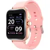 Image de Montre connectée avec écran de 1,44" et capteur cardiaque rose