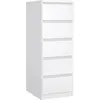 Image de Commode NAIA Buffet Sideboard Blanc brillant