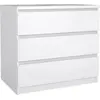 Image de Commode NAIA Buffet Sideboard Chambre à coucher Blanc brillant