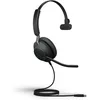 Image de Jabra Evolve2 40 Casque PC Mono Écouteurs Certifié UC à Réduction du Bruit avec Technologie d'Appel à 3 Microphones - Câble USB-C - Noir en occasion ou reconditionné