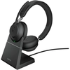 Image de Jabra Evolve2 65, MS Stereo Casque Sans fil Arceau Bureau/Centre d'appels USB Type-A Bluetooth Noir - Neuf
