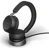 Image de Jabra Evolve2 75 Casque filaire et sans fil Appels/musique Support de charge Bluetooth USB Type-C Noir