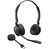 Image de Jabra Engage 55 Casque Sans fil Arceau Bureau/Centre d'appels Noir, Titane - Neuf