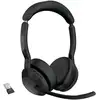 Image de Jabra Evolve2 55 Casque Sans fil Arceau Bureau/Centre d'appels USB Type-C Bluetooth Socle de chargement - Neuf