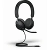 Image de Jabra Evolve2 40 SE Casque Avec fil Arceau Appels/Musique USB Type-C Noir