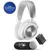 Image de Steelseries Arctis Nova Pro Casque sans fil Filaire & sans fil Bandeau Gaming Bluetooth Argent - Blanc (61526)