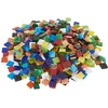 Image de Tesselles De Mosaïque - Multicolore - 10x10mm - Translucides Et Opaques - 454g - Épaisseur 0,3cm