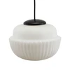 Image de Lampe Suspension Acorn Large Noir Et Blanc Diam 29 Cm