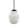 Image de Lampe Suspension Acorn Small Noir Et Blanc Diam 13 Cm