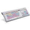 Image de Logickeyboard Avid Pro Tools - Volle Größe (100%) - Kabelgebunden - USB - QWERTZ - Schwarz - Silber