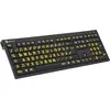Image de LogicKeyboard XL Print PC Slim Line NERO