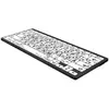 Image de LogicKeyboard XL-Print Noir sur Blanc DE (Mac/BT) (LKB-LPBW-BTON-DE)