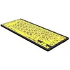 Image de Logickeyboard LKB-LPBY-BTPC-DE - Kabellos - Bluetooth - QWERTZ - Schwarz - Gelb