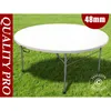 Image de Dancover - Table Pliante Ronde Pro Ø183cm, Gris Clair (1 Pcs)