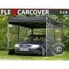 Image de Garage Pliant Flex Carcover, 3x6m, Noir