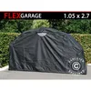 Image de Dancover - Garage Pliant (moto), 1,05x2,7x1,57m, Noir