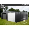 Image de Garage Métallique Double 6,37x5,13x2,41m, 31,74m², Proshed®,