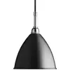 Image de Petite suspension Gubi Bestlite BL9 en noir/chrome   Design de Robert Dudley Best