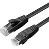 Image de Microconnect UTP CAT6 0.2m - câble réseau (0.2m, Cat6, U/UTP (UTP), RJ-45, RJ-45, noir)