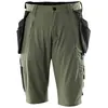 Image de Mascot Short Stretch Professionnel Avec Poches Flottantes - 17149-311 - Vert Foncé - 40