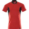 Image de Polo rouge/noir, taille L ONE MASCOT 18083-801-20209