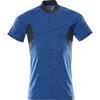 Image de Polo bleu azur/bleu noir, taille L ONE MASCOT 18083-801-91010
