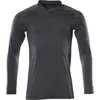 Image de Polo, manches longues Bleu noir chiné, taille XS ONE MASCOT 18081-810-010