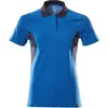 Image de Polo bleu azur/bleu noir, taille L ONE MASCOT 18393-961-91010