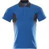 Image de Polo bleu azur/bleu noir, taille L ONE MASCOT 18383-961-91010