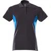 Image de Polo bleu noir/bleu azur, taille XS ONE MASCOT 18393-961-01091