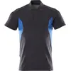 Image de Polo bleu noir/bleu azur, taille L ONE MASCOT 18383-961-01091