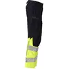 Image de Pantalon MASCOT®, poches aux genoux, ULTIMATE STRETCH Multisafe, taille 82C64, bleu foncé/jaune haute visibilité | Lot (1 pièce)