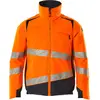 Image de Veste d'hiver Hi-vis orange/noir-bleu, taille MASCOT 19435-231-14010
