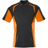 Image de Polo bleu noir/orange vif, taille L MASCOT 22083-771-01014