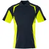 Image de Polo bleu noir/jaune vif, taille L MASCOT 22083-771-01017